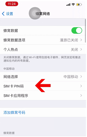 芜湖苹果14维修网分享如何给iPhone14的SIM卡设置密码 